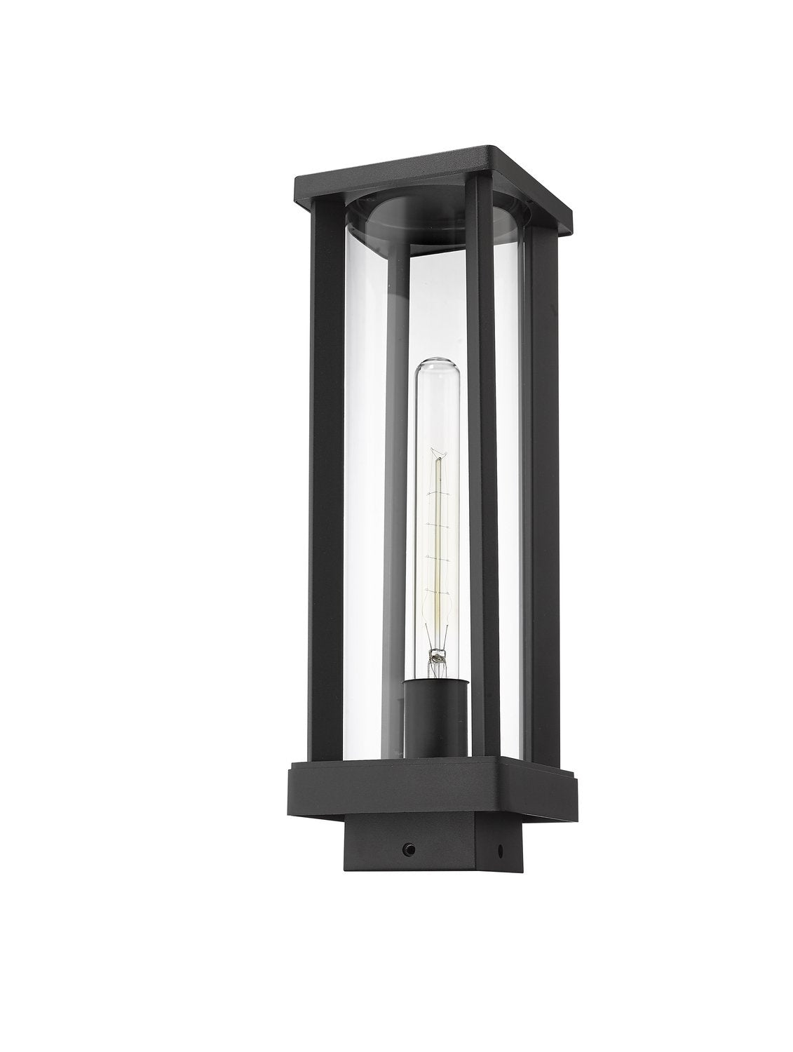Z-LITE GLENWOOD OUTDOOR POST MOUNT FIXTURE | 586PHMS-BK - Post