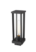 Z-LITE GLENWOOD OUTDOOR POST MOUNT FIXTURE | 586PHMS-BK - Post