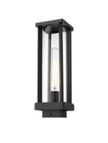 Z-LITE GLENWOOD OUTDOOR POST MOUNT FIXTURE | 586PHMS-BK - Post