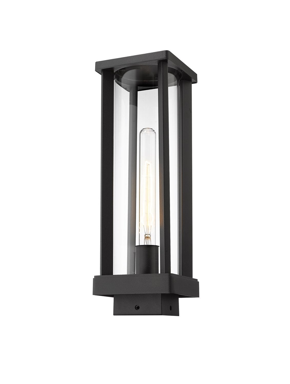 Z-LITE GLENWOOD OUTDOOR POST MOUNT FIXTURE | 586PHMS-BK - Post