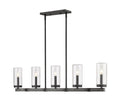 Z-LITE, MARLOW OUTDOOR LINEAR CHANDELIER, OUTDOOR CEILING LIGHT