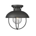 Z-LITE, ANSEL OUTDOOR FLUSH MOUNT, OUTDOOR CEILING LIGHTS