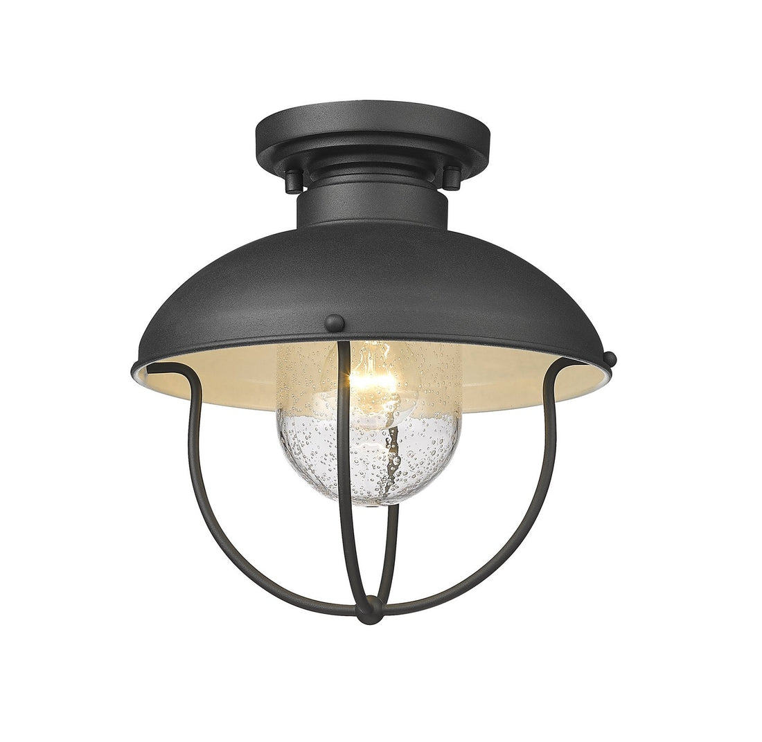 Z-LITE, ANSEL OUTDOOR FLUSH MOUNT, OUTDOOR CEILING LIGHTS