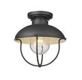 Z-LITE, ANSEL OUTDOOR FLUSH MOUNT, OUTDOOR CEILING LIGHTS