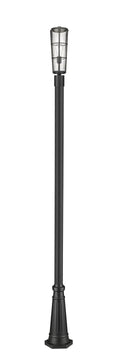 Z-LITE HELIX OUTDOOR POST MOUNTED FIXTURE | 591PHB-519P-BK - Post