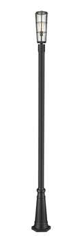 Z-LITE HELIX OUTDOOR POST MOUNTED FIXTURE | 591PHB-519P-BK - Post