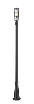 Z-LITE HELIX OUTDOOR POST MOUNTED FIXTURE | 591PHB-519P-BK - Post