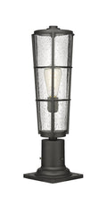 Z-LITE HELIX OUTDOOR PIER MOUNTED FIXTURE | 591PHB-533PM-BK - Post