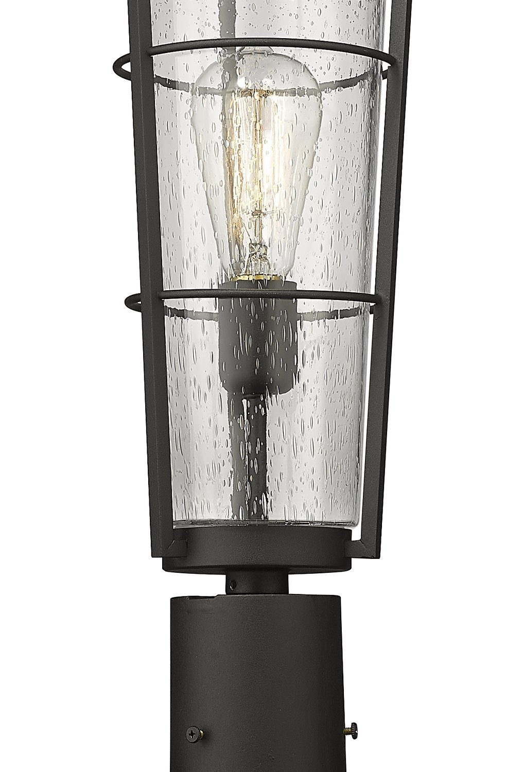 Z-LITE HELIX OUTDOOR POST MOUNTED FIXTURE | 591PHB-567P-BK - Post