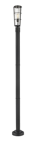 Z-LITE HELIX OUTDOOR POST MOUNTED FIXTURE | 591PHB-567P-BK - Post