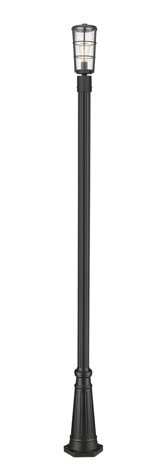 Z-LITE HELIX OUTDOOR POST MOUNTED FIXTURE | 591PHM-519P-BK - Post