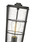 Z-LITE HELIX OUTDOOR PIER MOUNTED FIXTURE | 591PHM-533PM-BK - Post