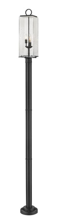 Z-LITE SANA OUTDOOR POST MOUNTED FIXTURE | 592PHBR-567P-BK - Post