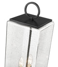 Z-LITE SANA OUTDOOR POST MOUNTED FIXTURE | 592PHBR-567P-BK - Post