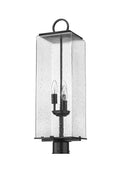 Z-LITE SANA OUTDOOR POST MOUNT FIXTURE | 592PHBR-BK - Post