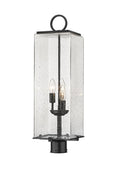 Z-LITE SANA OUTDOOR POST MOUNT FIXTURE | 592PHBR-BK - Post