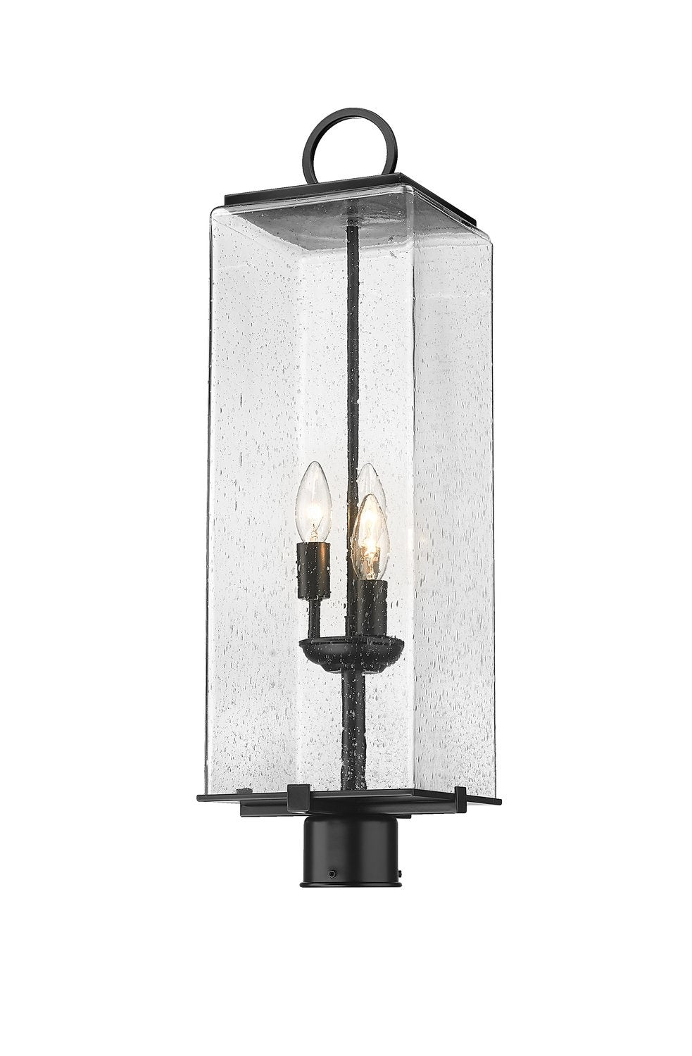 Z-LITE SANA OUTDOOR POST MOUNT FIXTURE | 592PHBR-BK - Post