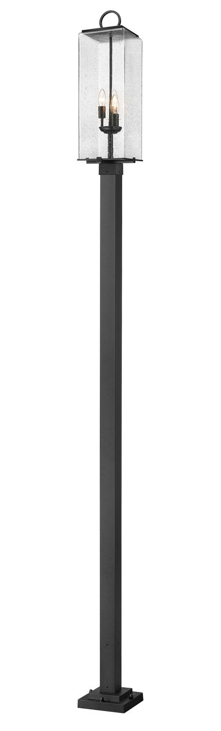Z-LITE SANA OUTDOOR POST MOUNTED FIXTURE | 592PHBS-536P-BK - Post