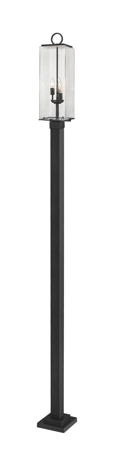 Z-LITE SANA OUTDOOR POST MOUNTED FIXTURE | 592PHBS-536P-BK - Post