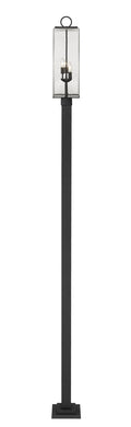 Z-LITE SANA OUTDOOR POST MOUNTED FIXTURE | 592PHBS-536P-BK - Post