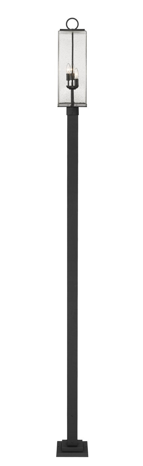 Z-LITE SANA OUTDOOR POST MOUNTED FIXTURE | 592PHBS-536P-BK - Post