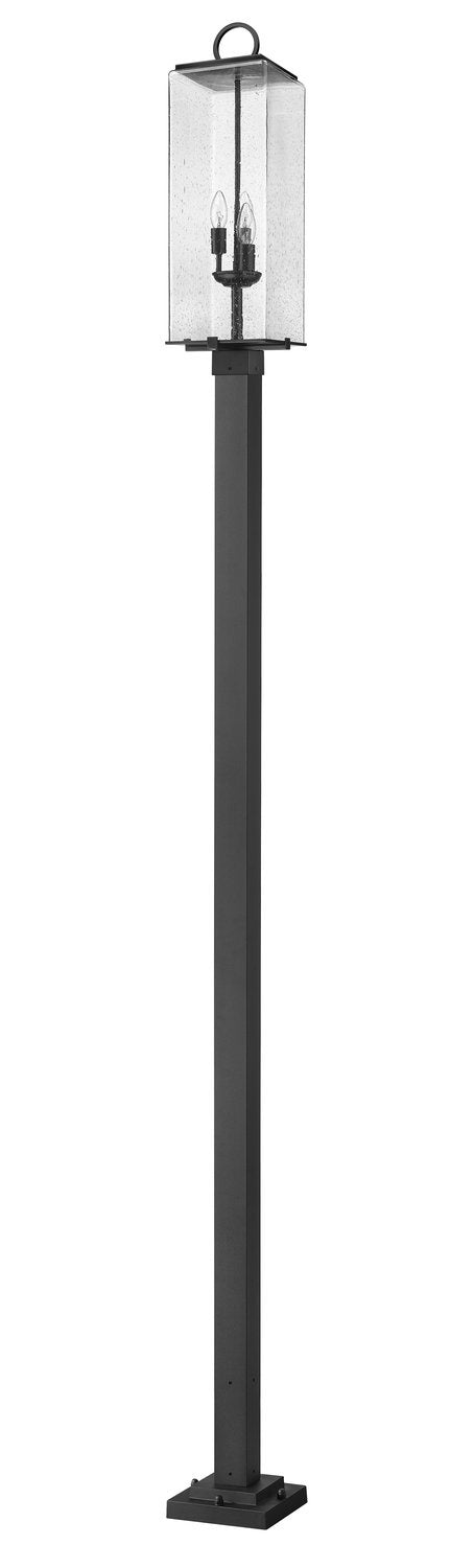 Z-LITE SANA OUTDOOR POST MOUNTED FIXTURE | 592PHBS-536P-BK - Post