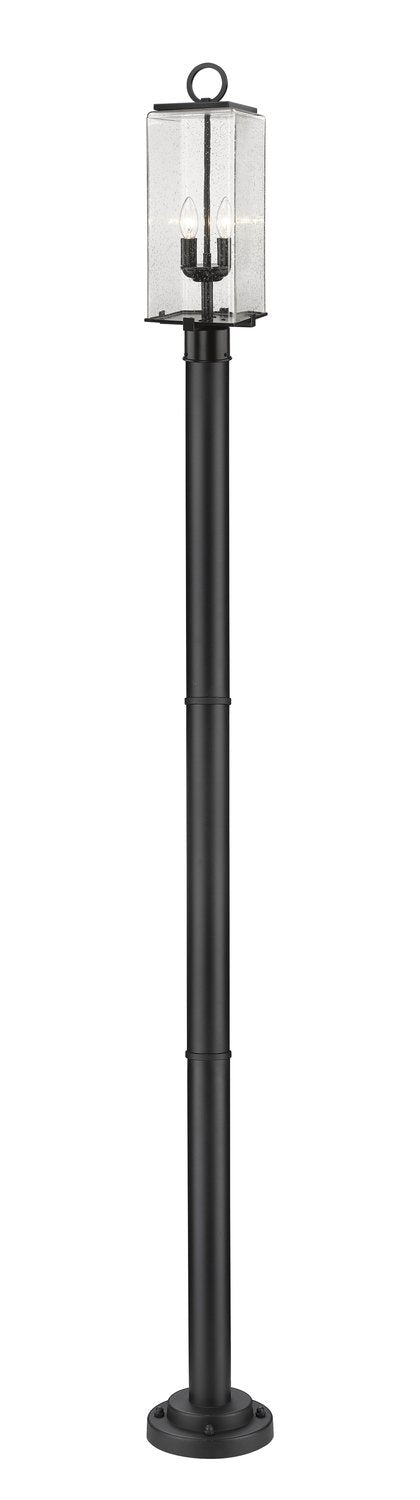 Z-LITE SANA OUTDOOR POST MOUNTED FIXTURE | 592PHMR-567P-BK - Post