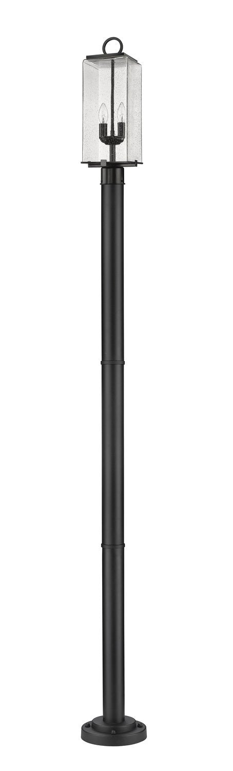 Z-LITE SANA OUTDOOR POST MOUNTED FIXTURE | 592PHMR-567P-BK - Post