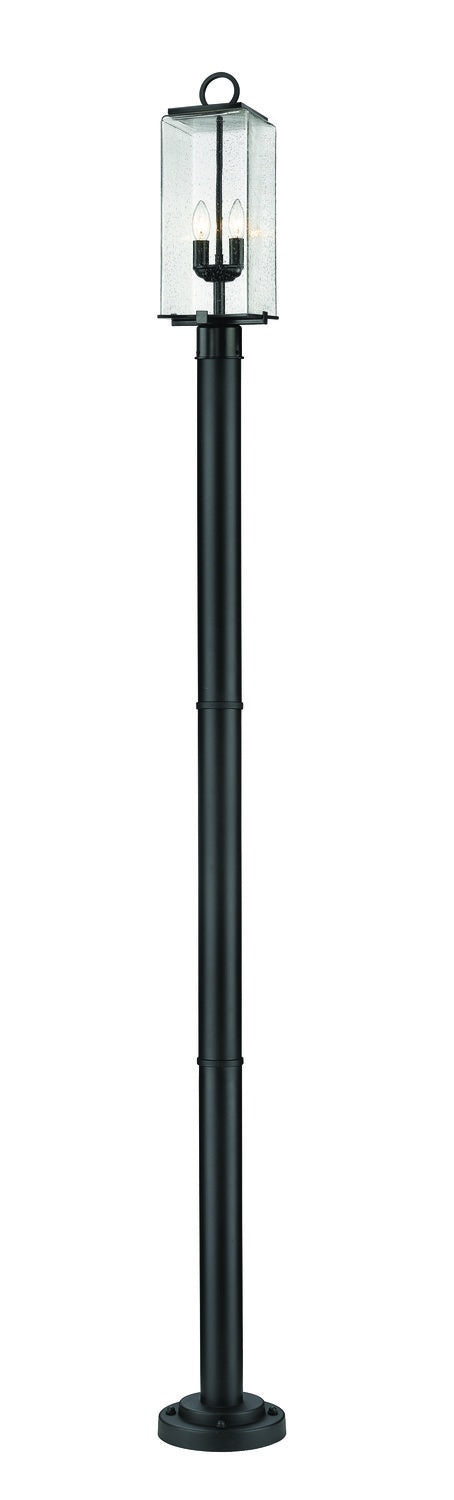 Z-LITE SANA OUTDOOR POST MOUNTED FIXTURE | 592PHMR-567P-BK - Post