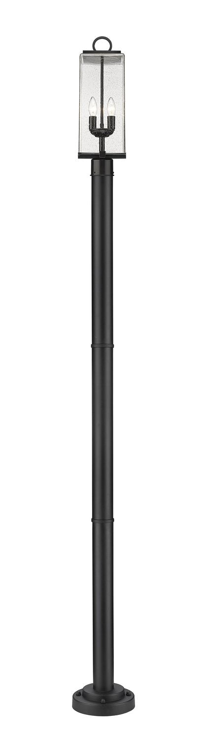 Z-LITE SANA OUTDOOR POST MOUNTED FIXTURE | 592PHMR-567P-BK - Post