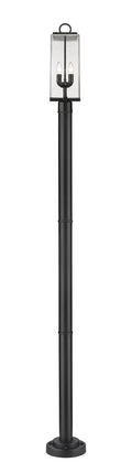 Z-LITE SANA OUTDOOR POST MOUNTED FIXTURE | 592PHMR-567P-BK - Post