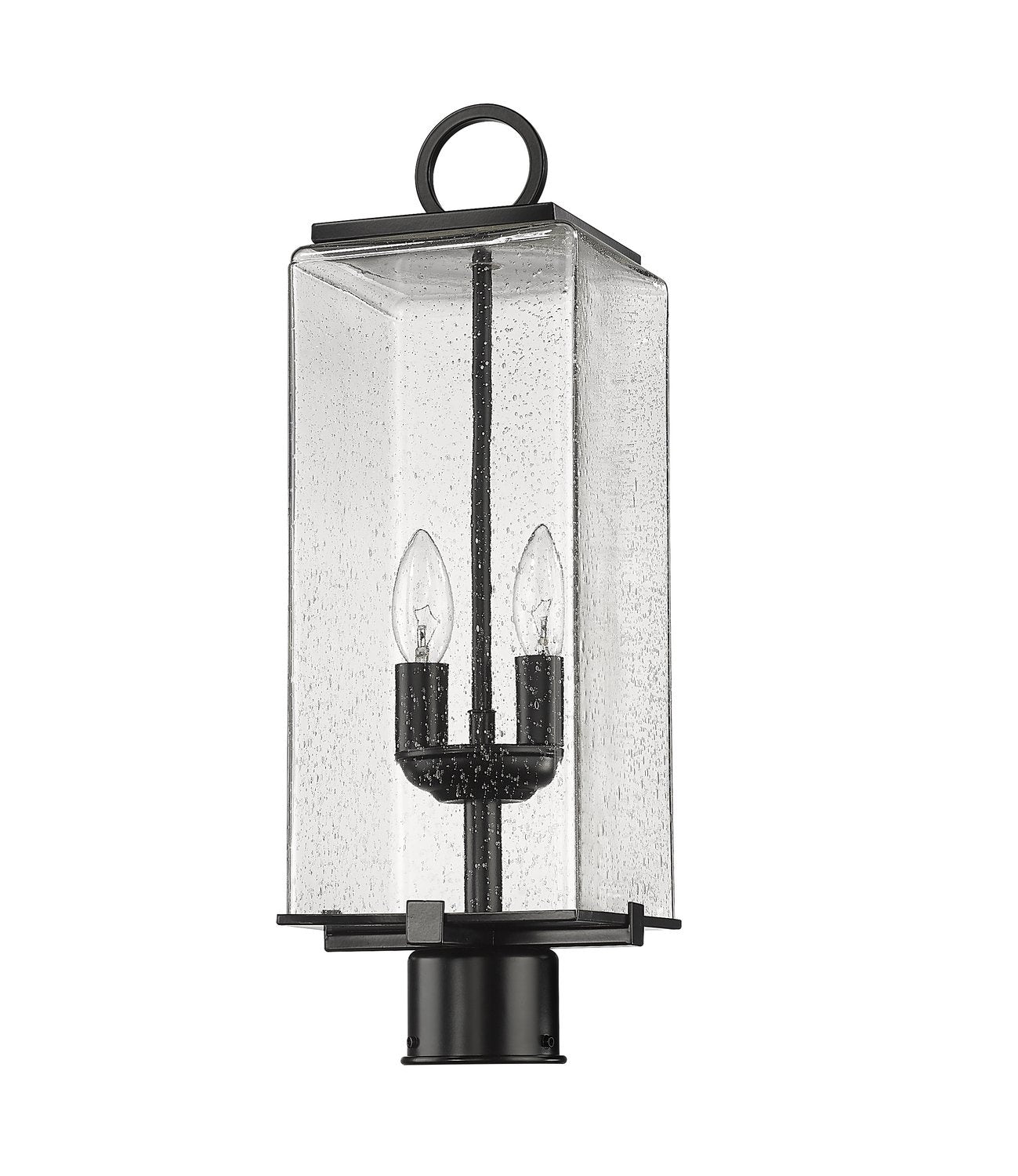Z-LITE SANA OUTDOOR POST MOUNT FIXTURE | 592PHMR-BK - Post
