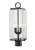 Z-LITE SANA OUTDOOR POST MOUNT FIXTURE | 592PHMR-BK - Post
