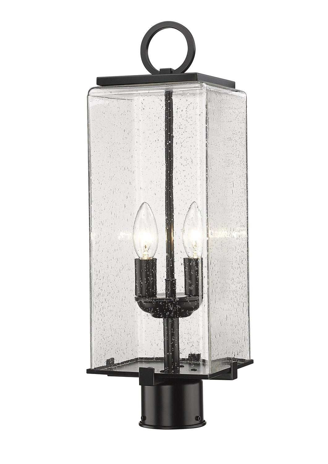 Z-LITE SANA OUTDOOR POST MOUNT FIXTURE | 592PHMR-BK - Post