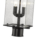 Z-LITE SANA OUTDOOR POST MOUNT FIXTURE | 592PHMR-BK - Post