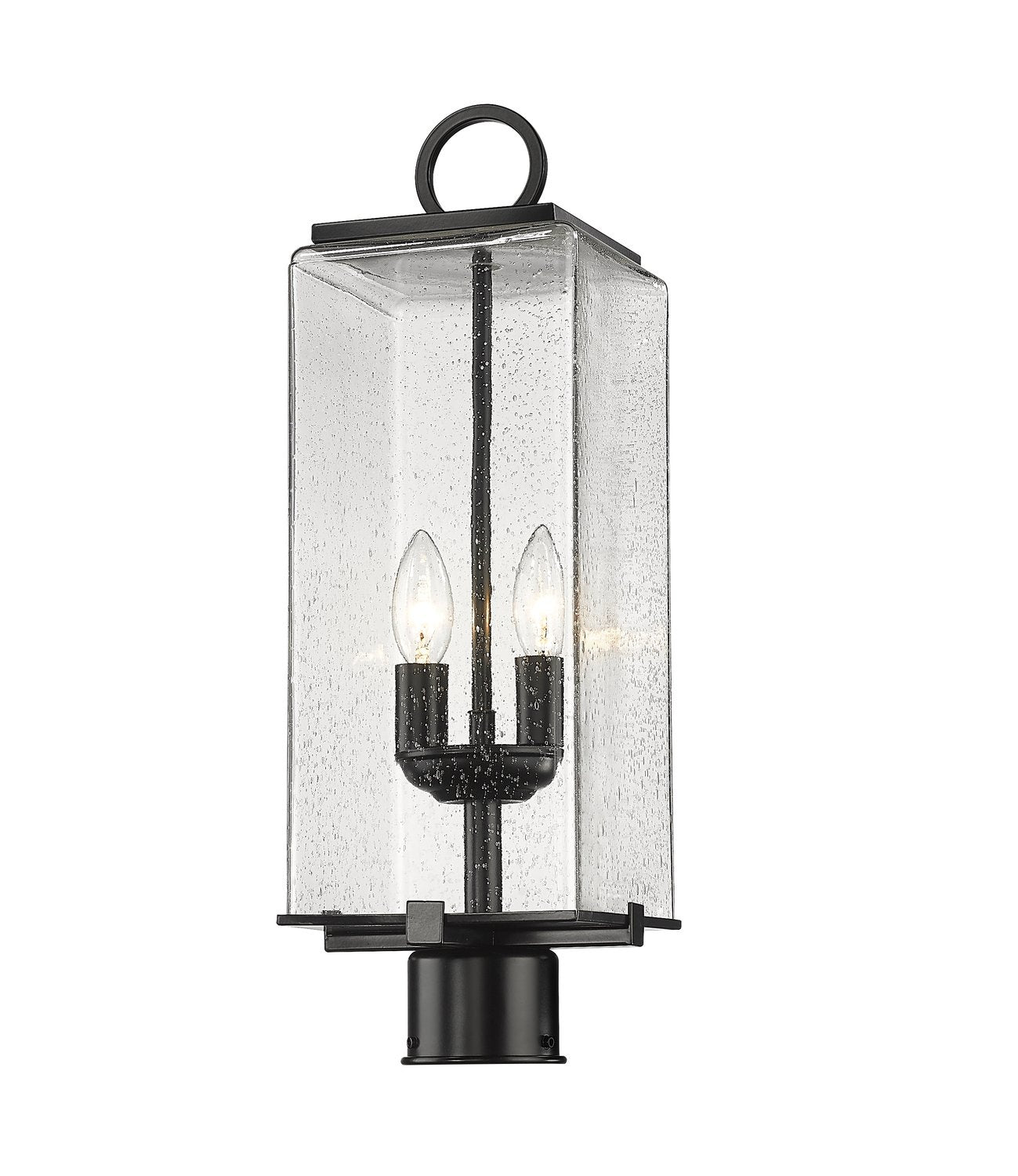 Z-LITE SANA OUTDOOR POST MOUNT FIXTURE | 592PHMR-BK - Post