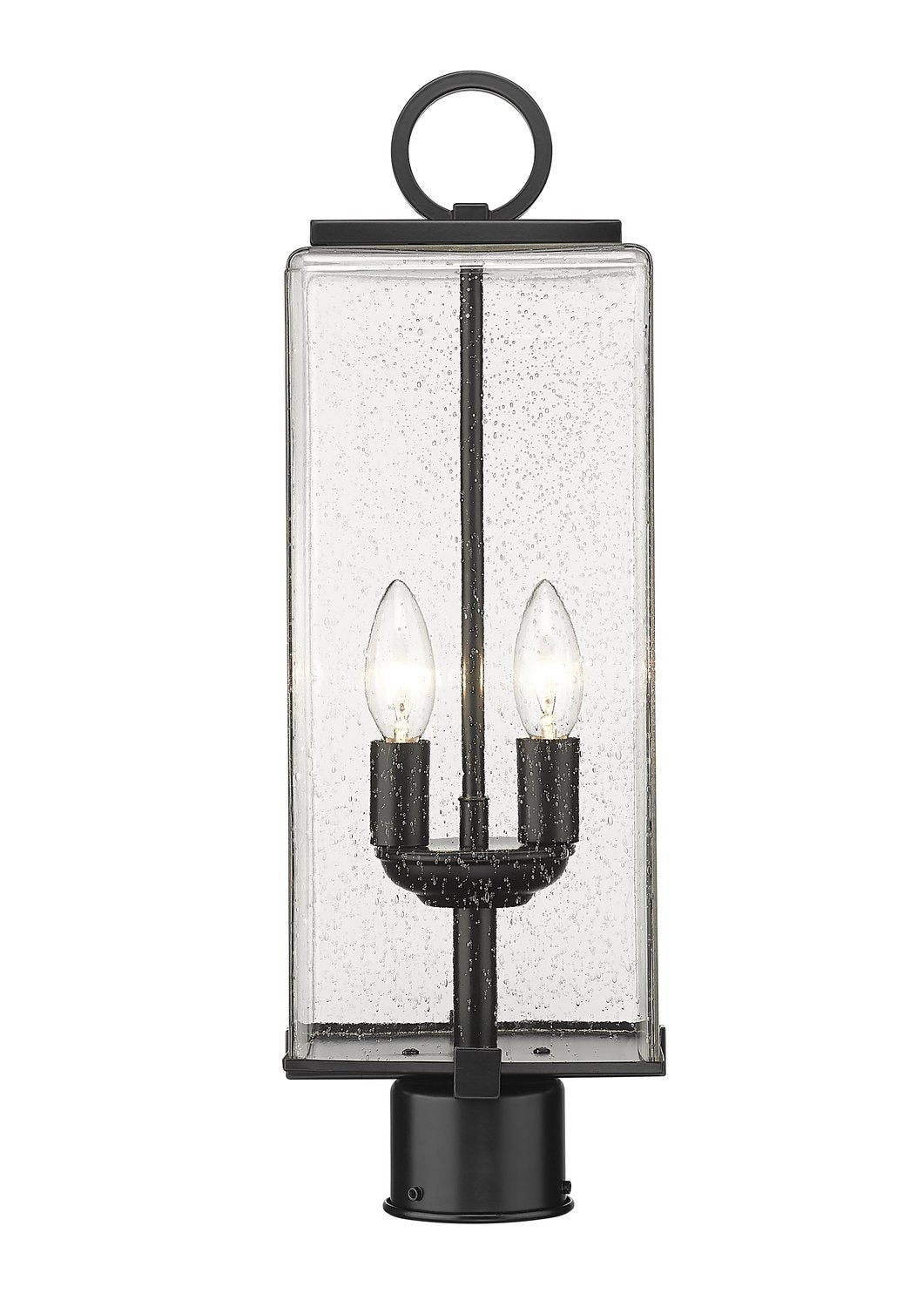 Z-LITE SANA OUTDOOR POST MOUNT FIXTURE | 592PHMR-BK - Post