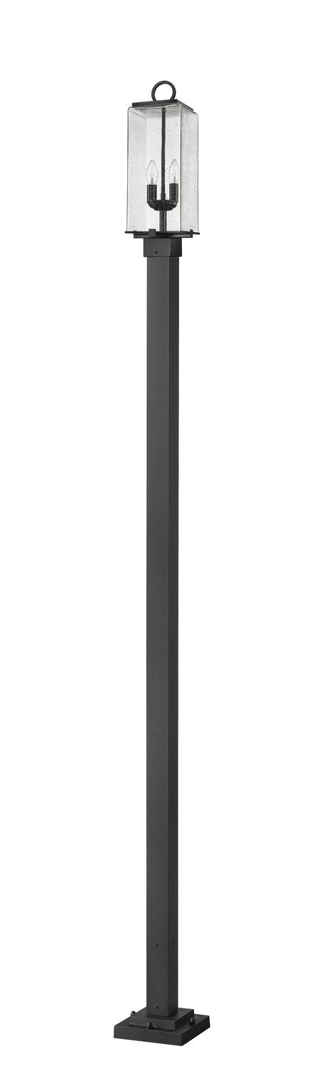 Z-LITE SANA OUTDOOR POST MOUNTED FIXTURE | 592PHMS-536P-BK - Post