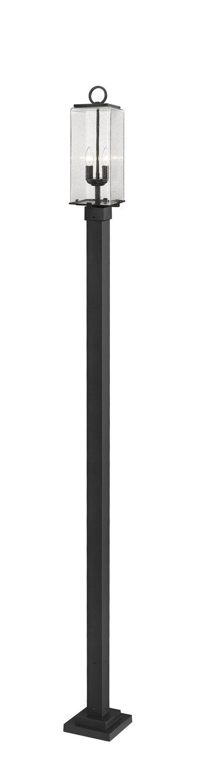 Z-LITE SANA OUTDOOR POST MOUNTED FIXTURE | 592PHMS-536P-BK - Post