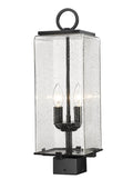 Z-LITE SANA OUTDOOR POST MOUNT FIXTURE | 592PHMS-BK - Post