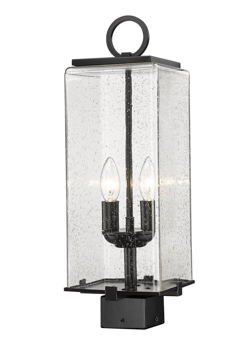 Z-LITE SANA OUTDOOR POST MOUNT FIXTURE | 592PHMS-BK - Post