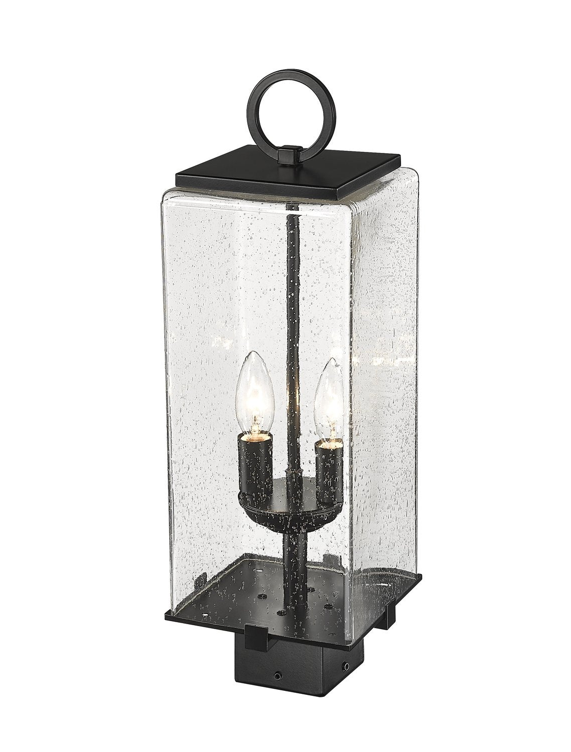Z-LITE SANA OUTDOOR POST MOUNT FIXTURE | 592PHMS-BK - Post