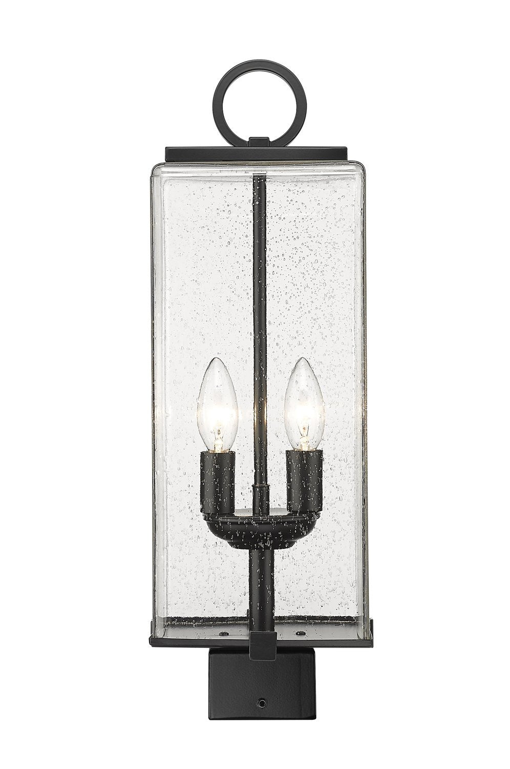 Z-LITE SANA OUTDOOR POST MOUNT FIXTURE | 592PHMS-BK - Post
