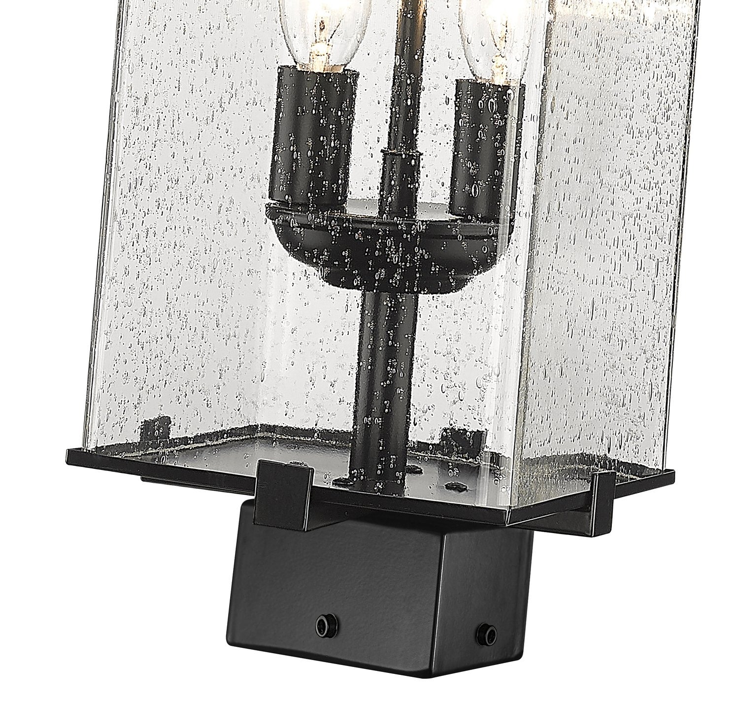 Z-LITE SANA OUTDOOR POST MOUNT FIXTURE | 592PHMS-BK - Post