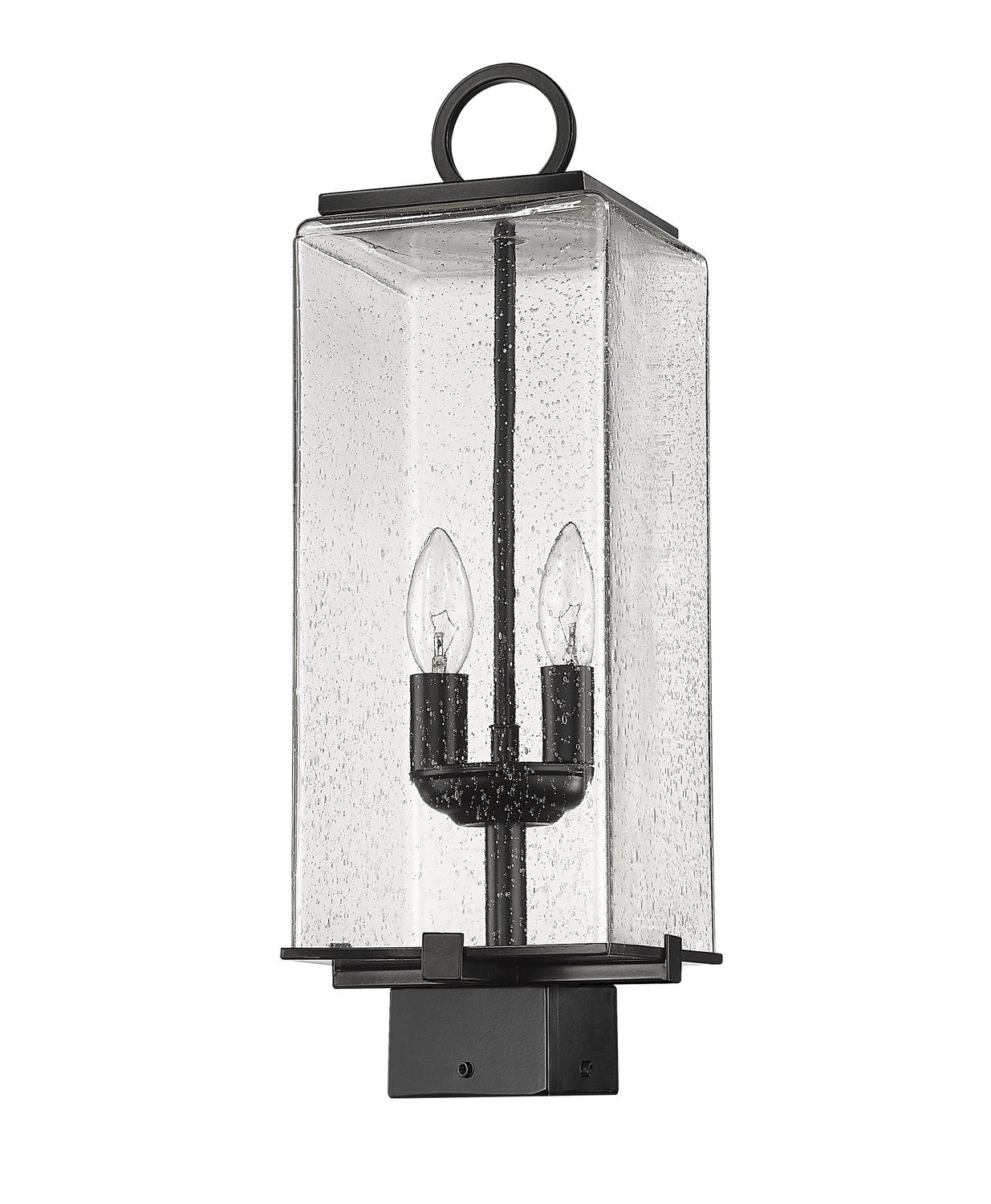 Z-LITE SANA OUTDOOR POST MOUNT FIXTURE | 592PHMS-BK - Post