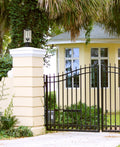 Z-LITE SANA 2 LIGHT OUTDOOR PIER MOUNTED FIXTURE | 592PHMS-SQPM-BK