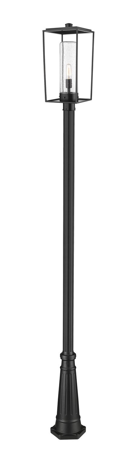 Z-LITE SHERIDAN OUTDOOR POST MOUNTED FIXTURE | 594PHBR-519P-BK - Post
