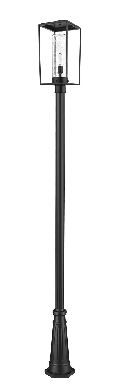 Z-LITE SHERIDAN OUTDOOR POST MOUNTED FIXTURE | 594PHBR-519P-BK - Post