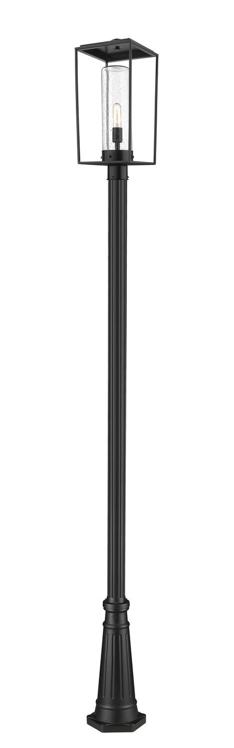 Z-LITE SHERIDAN OUTDOOR POST MOUNTED FIXTURE | 594PHBR-519P-BK - Post