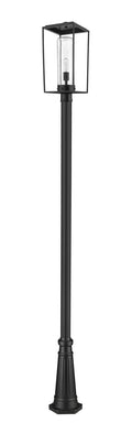 Z-LITE SHERIDAN OUTDOOR POST MOUNTED FIXTURE | 594PHBR-519P-BK - Post